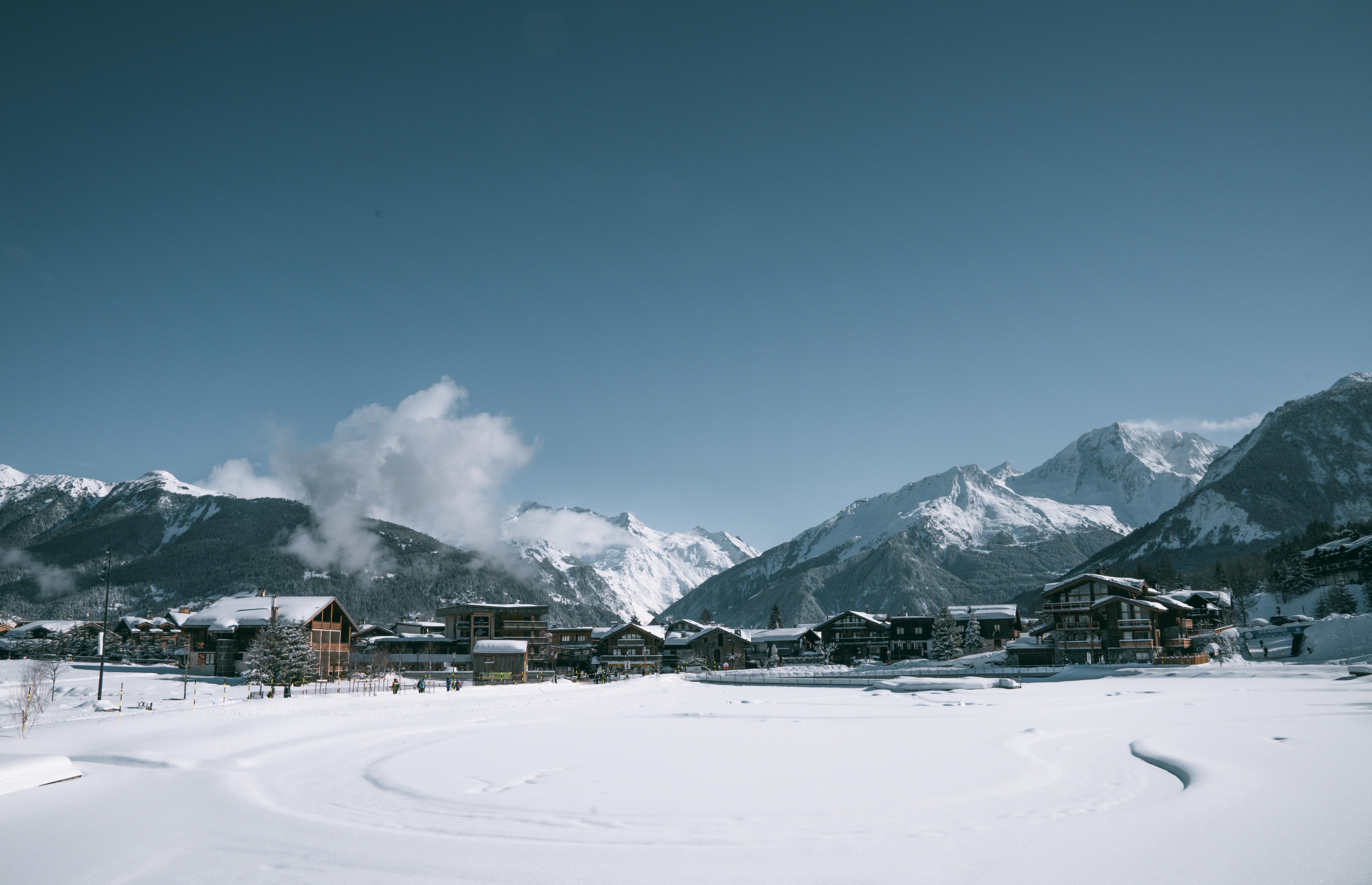 Hotel Les Peupliers Courchevel Eksteriør billede